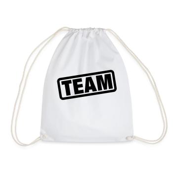 team - Turnbeutel - Weiß - Vorne