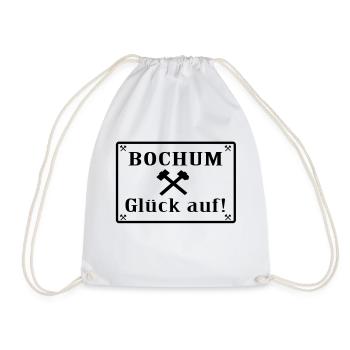 Glück auf! Bochum - Turnbeutel - Weiß - Vorne