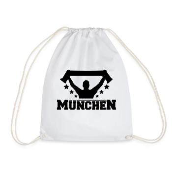 muenchen_fan_r1 - Drawstring Bag - white - Front