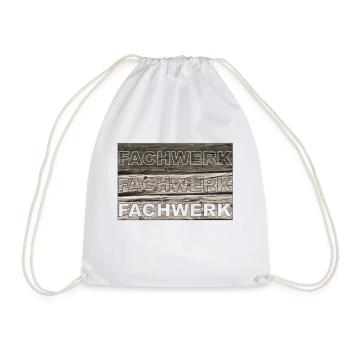 Fachwerk - Turnbeutel - Weiß - Vorne