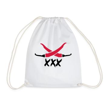 Chilli XXX - Drawstring Bag - white - Front