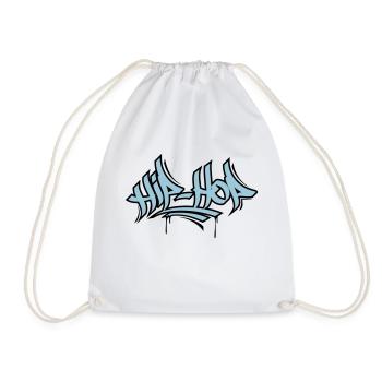 Hip Hop - Drawstring Bag - white - Front