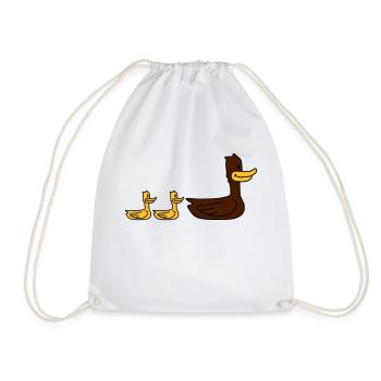 Duck Family - Sac de sport léger - blanc - Devant