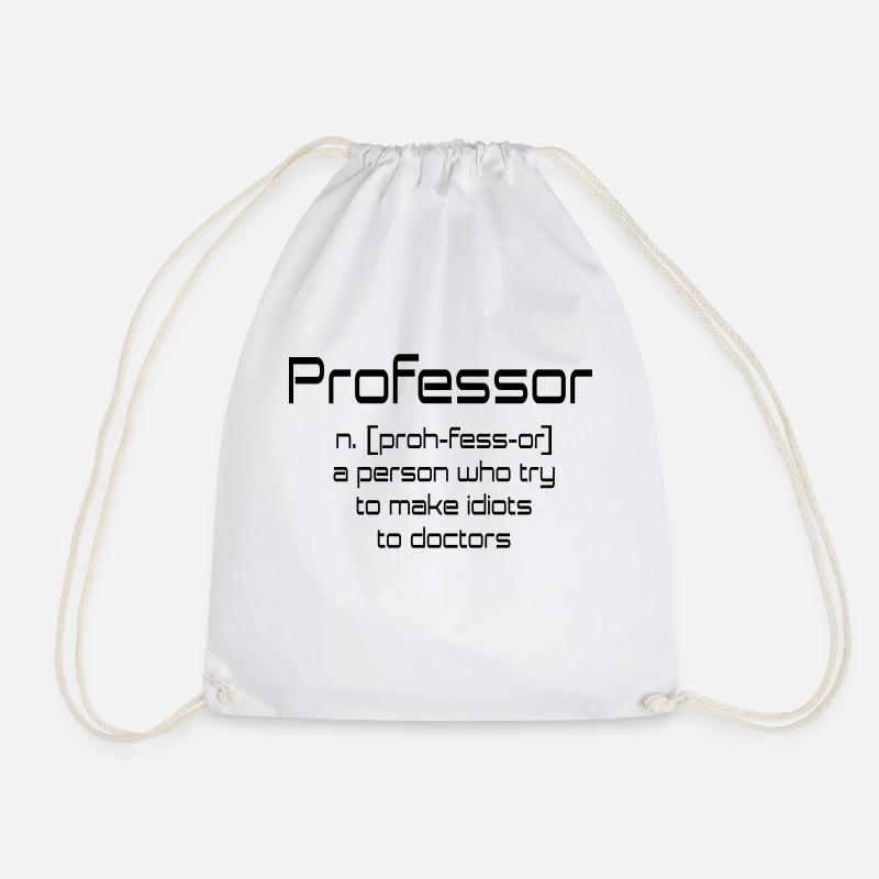 professor - Turnbeutel - Weiß