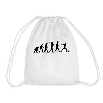 Evolution Fußball - Turnbeutel - Weiß - Vorne