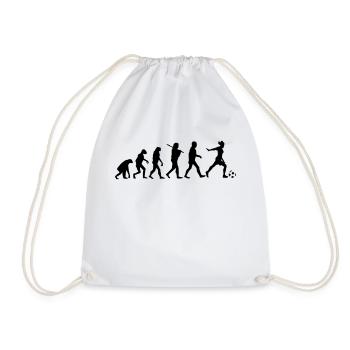 Evolution Fußball - Turnbeutel - Weiß - Vorne