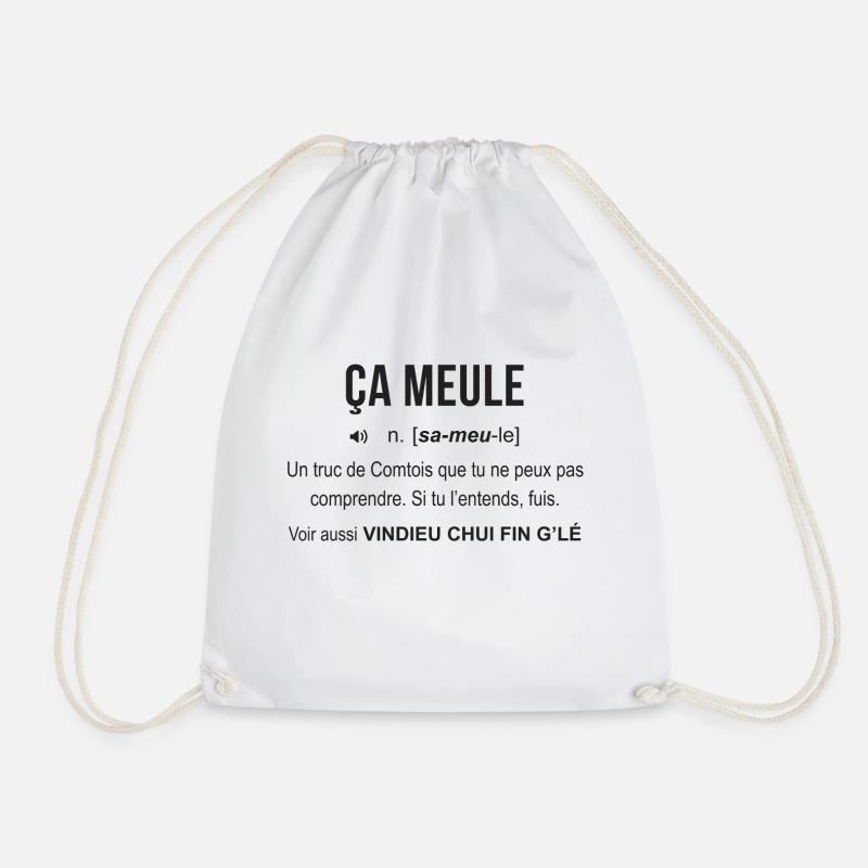 ca meule Franche Comté - Sac de sport léger - blanc