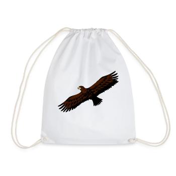 Oiseau Aigle anmut oiseaux de proie - Sac de sport léger - blanc - Devant