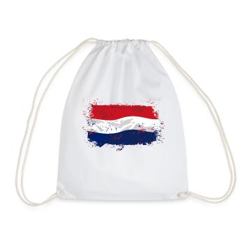 Holland Flag - Turnbeutel - Weiß - Vorne