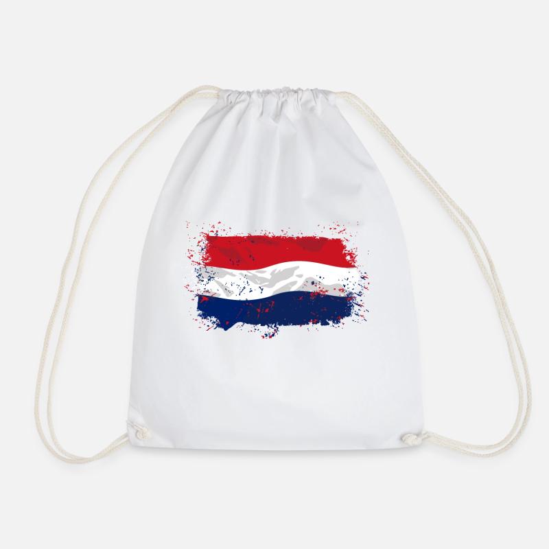 Holland Flag - Turnbeutel - Weiß