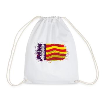 Mallorca Flag - Turnbeutel - Weiß - Vorne