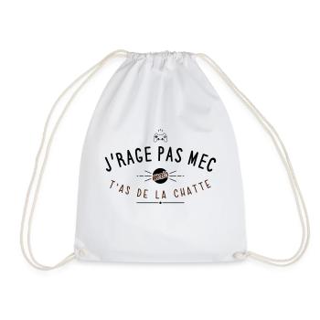 Mauvais joueur - Sac de sport léger - blanc - Devant
