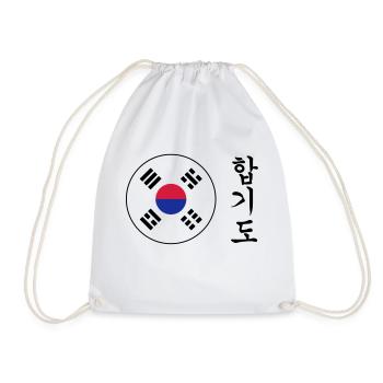 Hapkido / Hapkidoin / Martial Arts / Fight - Drawstring Bag - white - Front