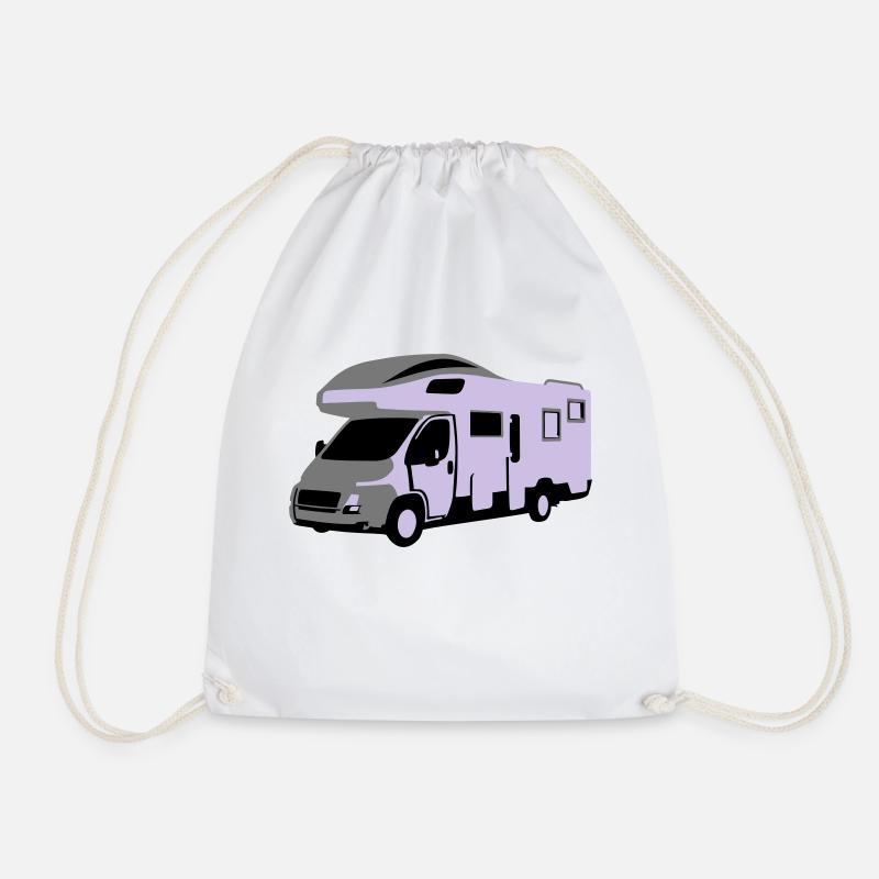 Wohnmobil - Turnbeutel - Weiß