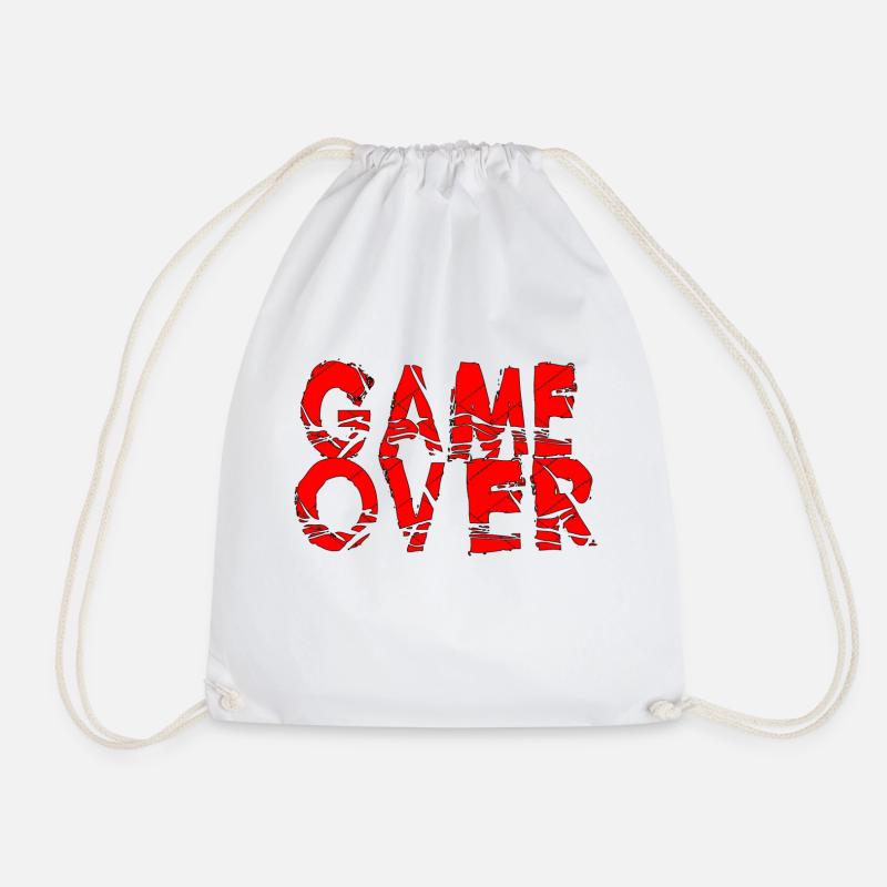 game over - Sac de sport léger - blanc