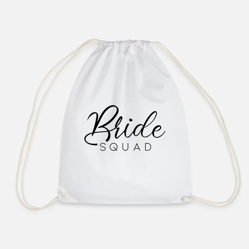 Bride Squad - Turnbeutel - Weiß