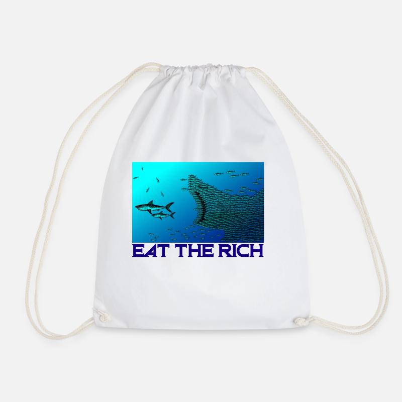 Eat The Rich - Turnbeutel - Weiß