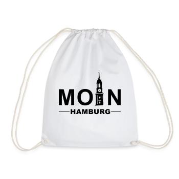 MOIN HAMBURG - Turnbeutel - Weiß - Vorne