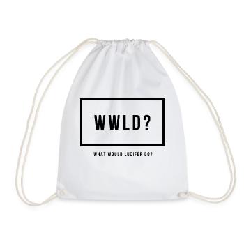 WWLD? Was würde Lucifer Do? - Turnbeutel - Weiß - Vorne