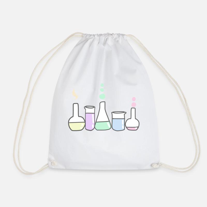 Chemistry Science Chemists - Drawstring Bag - white