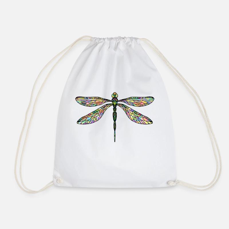Libelle - Turnbeutel - Weiß