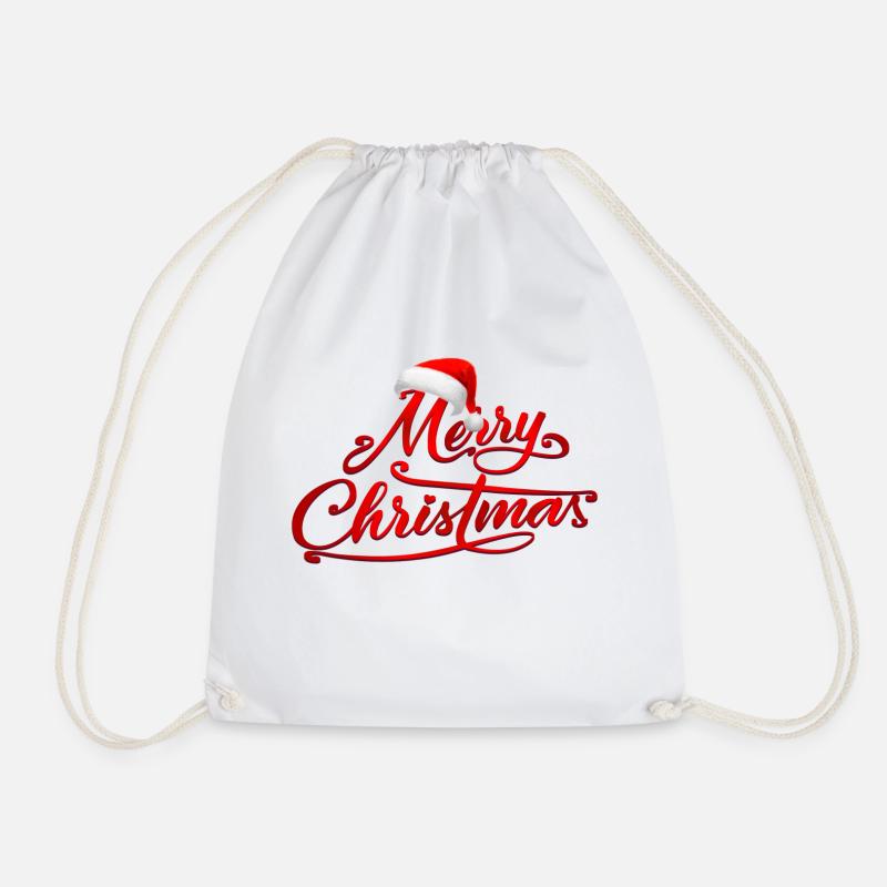 Merry Christmas - Turnbeutel - Weiß