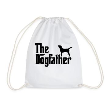 Le Labrador Retriever Dogfather Godfather Style - Sac de sport léger - blanc - Devant