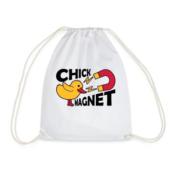 Casanova Chick Magnet Womanizer - Drawstring Bag - white - Front