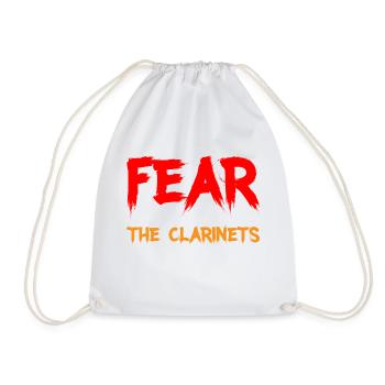 Fear The Clarinets 7 - Turnbeutel - Weiß - Vorne