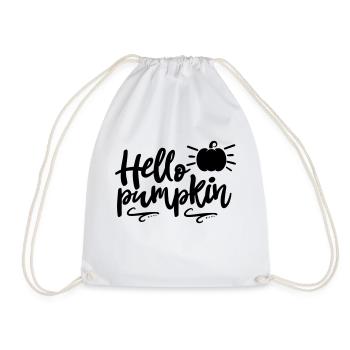 bonjour citrouille 01 - Sac de sport léger - blanc - Devant