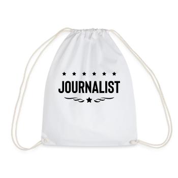 Journalist Beruf - Turnbeutel - Weiß - Vorne