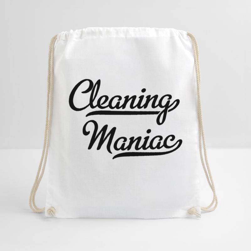 Cleaning devil Drawstring Bag