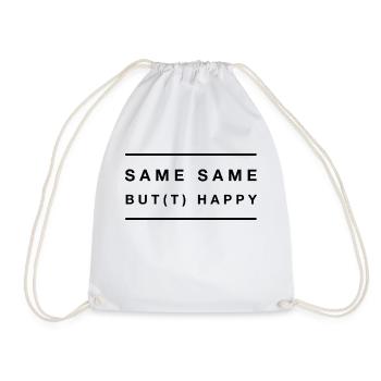 same same but happy - Turnbeutel - Weiß - Vorne