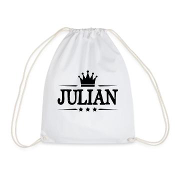 Julian - Turnbeutel - Weiß - Vorne