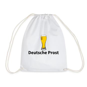 Standard Bier nur hier - Turnbeutel - Weiß - Vorne