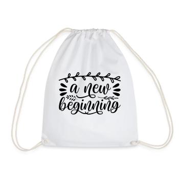 23 Un nouveau départ - Sac de sport léger - blanc - Devant