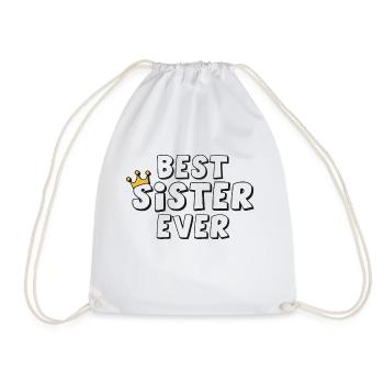 Meilleure sœur de tous les temps - Sac de sport léger - blanc - Devant