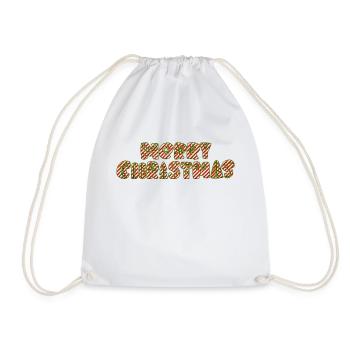 Joyeux Noël Noël Noël vacances hiver père Noël joyeux - Sac de sport léger - blanc - Devant