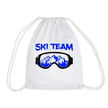 Équipe de ski - Sac de sport léger - blanc - Devant