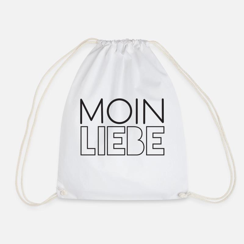 Moin Liebe - Turnbeutel - Weiß