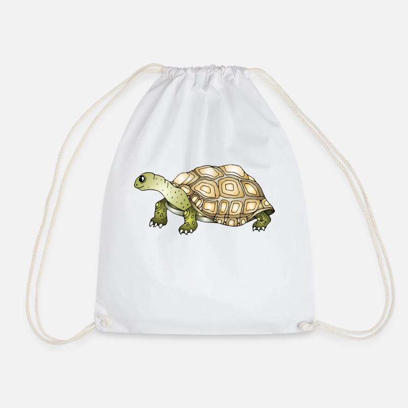 Schildkröte - Turnbeutel - Weiß