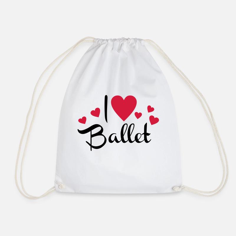 Ballet - Turnbeutel - Weiß