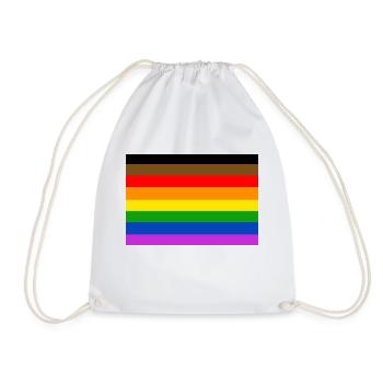Drapeau de la fierté de Philadelphie - Sac de sport léger - blanc - Devant