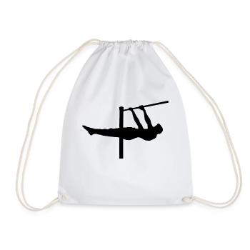 Frontlever - gymnastique - Sac de sport léger - blanc - Devant