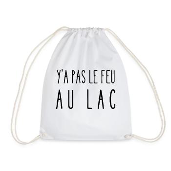 y'a pas le feu au lac - Sac de sport léger - blanc - Devant
