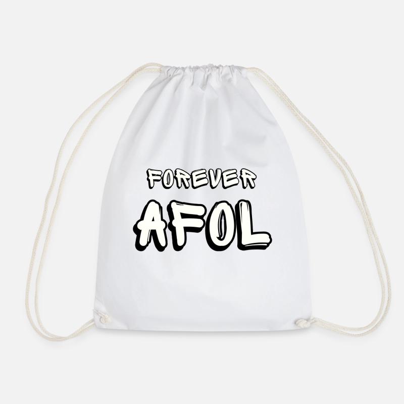 AFOL 4Ever - Drawstring Bag - white