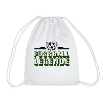 fussball legende - Turnbeutel - Weiß - Vorne