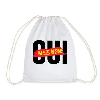 Oui, mais non ! - Sac de sport léger - blanc - Devant