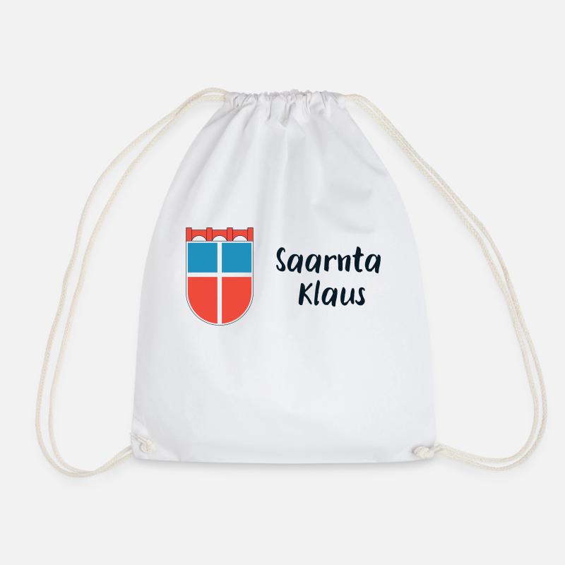 Saarnta Klaus - Turnbeutel - Weiß