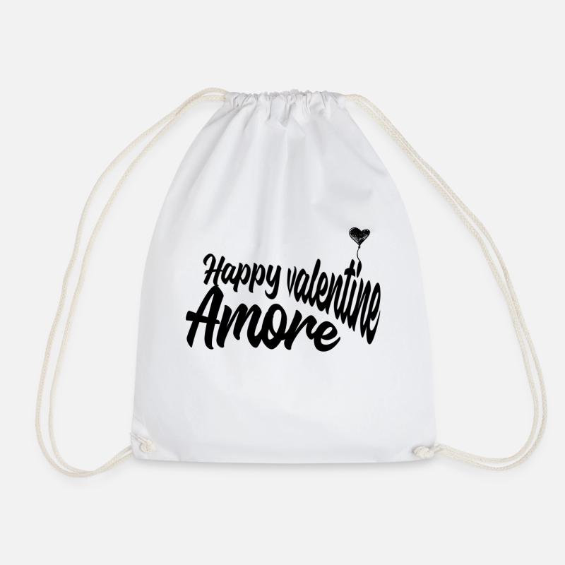Happy Valentine Amore - Sac de sport léger - blanc